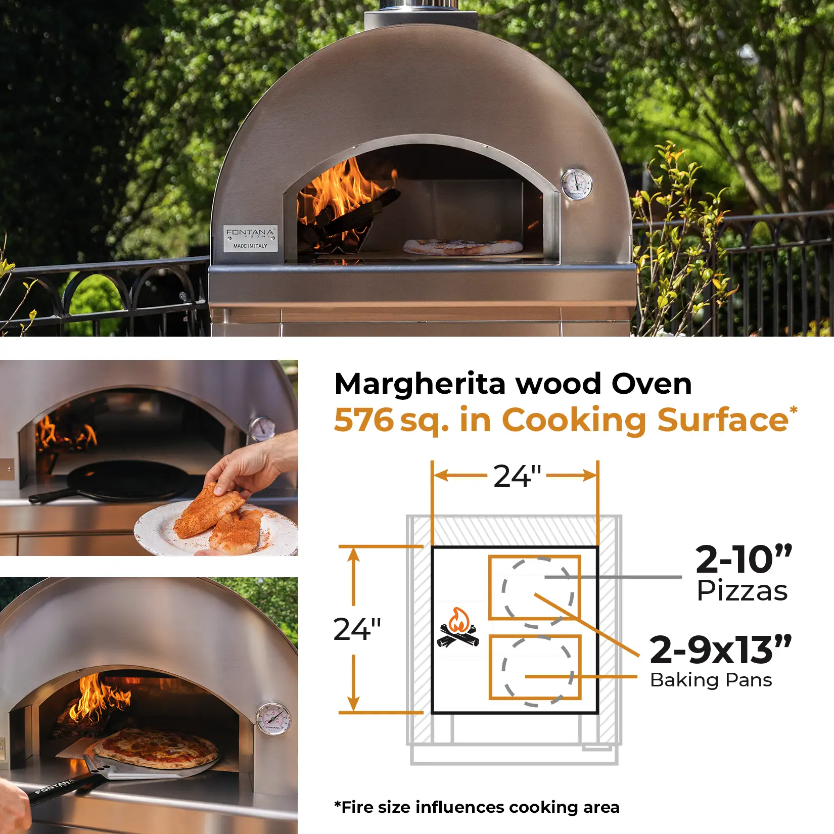 Margherita Wood-Fired Oven - Image 3